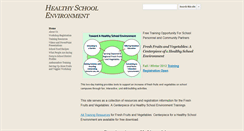 Desktop Screenshot of healthyschoolenvironment.org